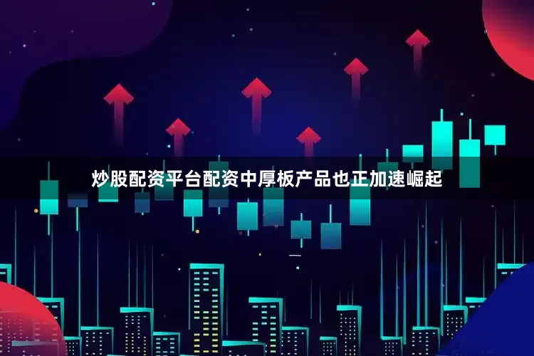 炒股配资平台配资中厚板产品也正加速崛起