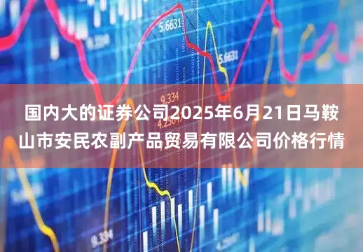 国内大的证券公司2025年6月21日马鞍山市安民农副产品贸易有限公司价格行情